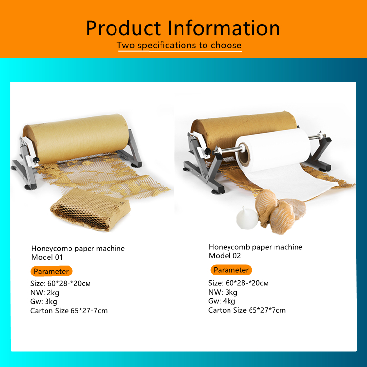 paper dispenser honeycomb Roll Wrapping Machine Honeycomb kraft packing paper cushion machine